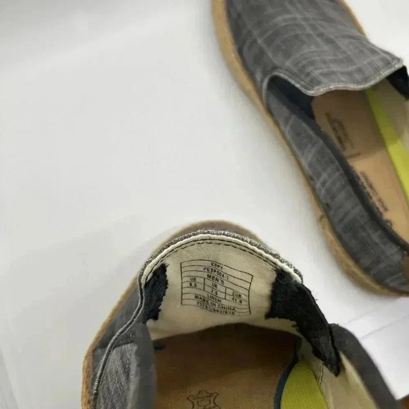 Original Penguin Espy Blue Linen Men's Slip-On Loafer Shoes Jute Espadrille 8.5 - Picture 5 of 15